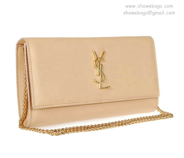 YSL monogramme cross-body shoulder bag 203855 apricot - Click Image to Close